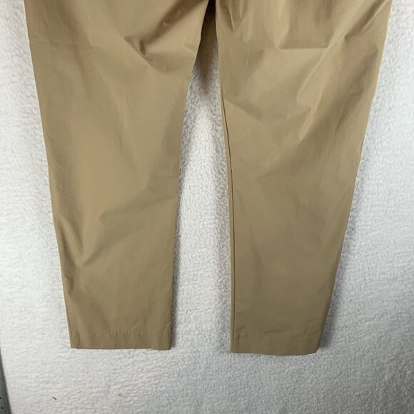 J.Crew Chino Pants Men's 33 X 30‎ Khaki Polyester Thompson Flex Tapered Leg 9783 - Picture 11 of 13